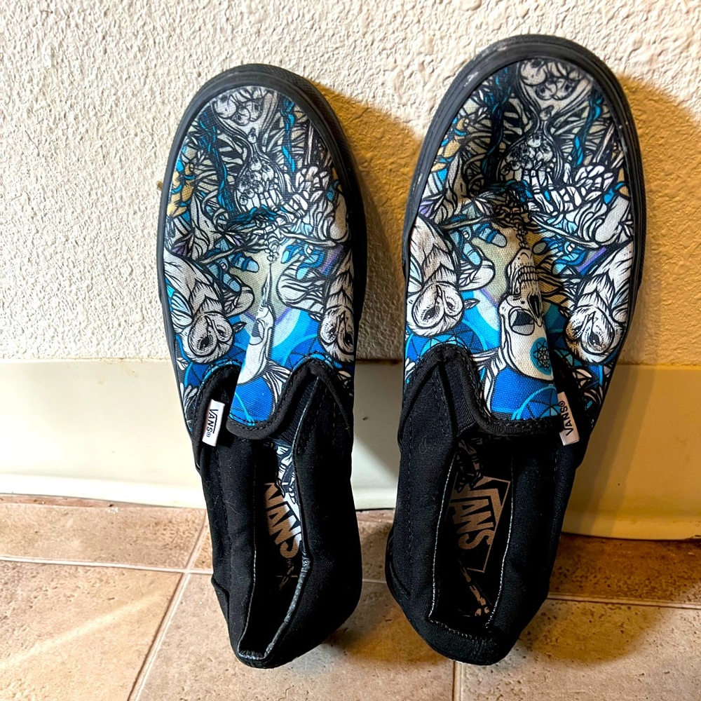 Skulls and owl Vans